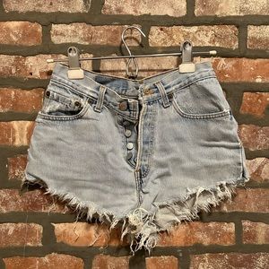 Levi’s denim cut off shorts